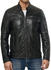 Tazzio Lederjacke Biker Echtleder (19709) schwarz