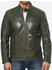 Tazzio Lederjacke Biker Echtleder (19709) khaki