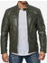 Tazzio Lederjacke Biker Echtleder (19709) khaki