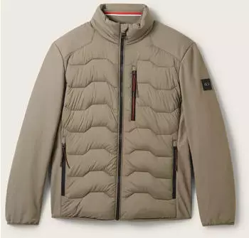 Tom Tailor Hybrid Jacke mit Stehkragen (1041308-32097) smokey olive green