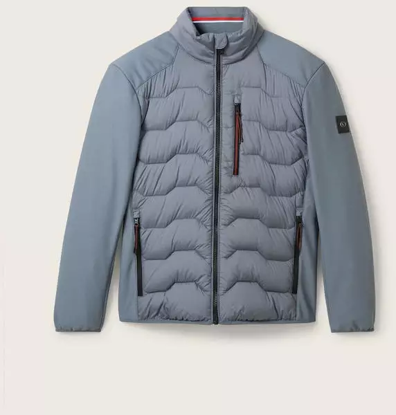 Tailor Hybrid Jacket Tom Tailor Jacke Blau TOM TAILOR Herren