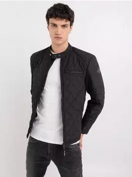 Replay Kurze Jacke aus Oxford-Polyester (M8000-84442) schwarz