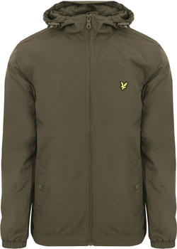 Lyle & Scott Zip Through Hooded Jacket (JK464V) olive