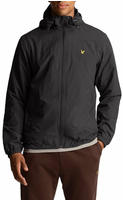 Lyle & Scott Tonal Eagle Zip Through Hooded Jet Gunmetal Softshelljacke Grau Herren