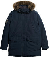 Superdry Parka "EVEREST FAUX FUR PARKA JACKET" mit Kapuze Kunstfaser, loose fit