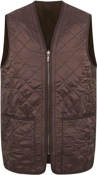 Barbour Polarquilt Waistcoat Zip-In Liner (MLI0002) brown