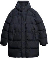 Superdry Steppjacke "HOODED SPORTS PUFFER MID JKT" mit Kapuze Kunstfaser, relaxed fit