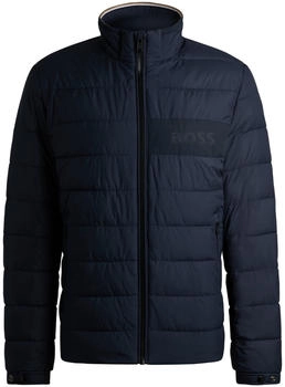 Hugo Boss Water-repellent regular-fit jacket with logo detail - Style H-Cenitos 50519237 Dunkelblau