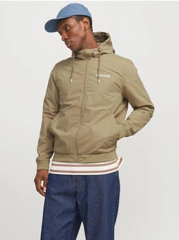 Jack & Jones Erush Blocking Hood Bomber (12200208) crockery/solid