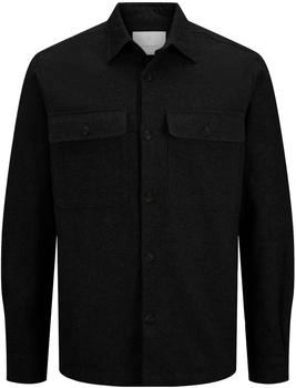 Jack & Jones Jprraymond Melange Solid Ls Overshirt Sn (12263645) black beauty
