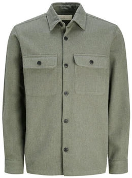 Jack & Jones Jprraymond Melange Solid Ls Overshirt Sn (12263645) cypress