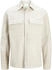 Jack & Jones Jprraymond Melange Solid Ls Overshirt Sn (12263645) summer sand