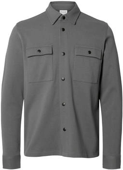 Selected Slhjackie Sweat Jacket Noos (16085115) granite grey