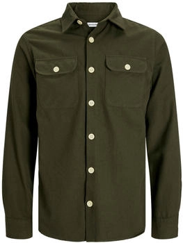 Jack & Jones Jjedarren Overshirt Ls Noos (12248409) forest night