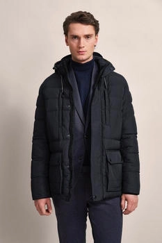 Bugatti Langjacke abtrennbarer Kapuze marine