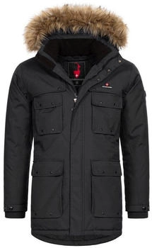 H&ouml;henhorn Arpiglias Herren Winterjacke Parka schwarz