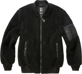 Brandit MA1 Sherpa Jacke schwarz