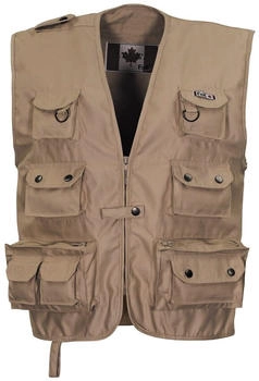 Max Fuchs Weste Outdoor Schwere khaki
