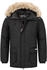 Geographical Norway Funktionsjacke beigemeliert blutrot schwarz weiß