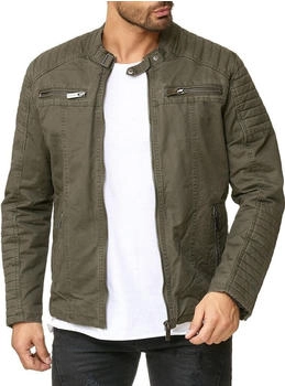 Redbridge Jacke gesteppt schwarz rot