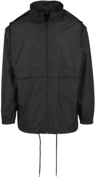 Build Your Brand Nylon Windbreaker Kapuzenpullover BY078-00007-0046