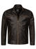 Rock Creek Lederjacke dunkelbraun