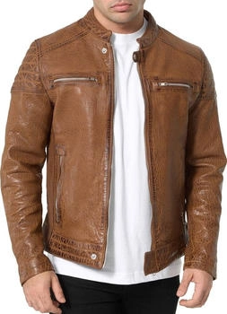 Tazzio Lederjacke A803 cognac