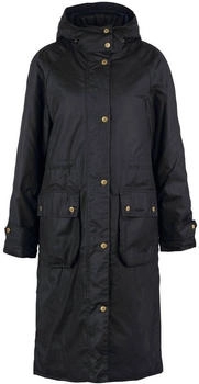 Barbour Wachsmantel Long Cannich schwarz