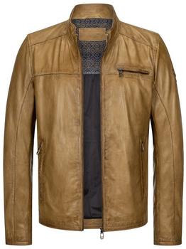 Milestone Lederjacke Lammnappa hell-cognac