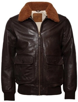 TOP GUN Lederjacke TG2023002 braun