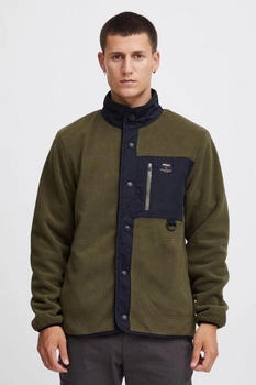 Indicode Fleecejacke 'Majsol' marine oliv 14237434