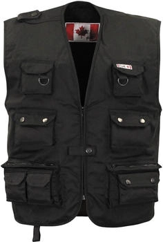 Max Fuchs Weste Outdoor schwarz