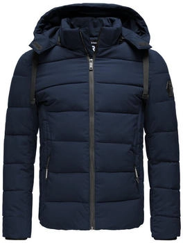 Redbridge Winterjacke abnehmbarer Kapuze blau