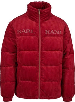 Karl Kani Retro Corduroy Puffer Jacket rot