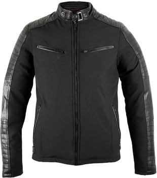 MDM Dance Übergangsjacke Bikerjacke Soft Shell Clubjacke Kunstlederjacke
