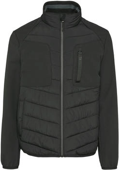 S.Oliver Steppjacke Stehkragen grau schwarz