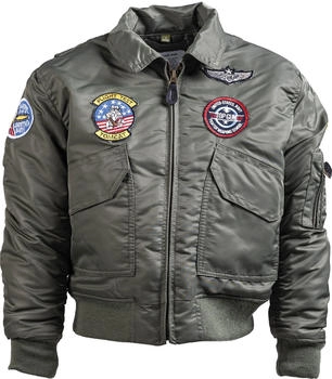 Mil Tec CWU Flieger Textiljacke Kinder oliv