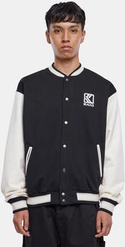 Karl Kani Fleece College Jacket schwarz