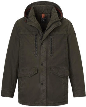 Redpoint Winterjacke KORWIN dk olive Baumwolle abnehmbare Kapuze