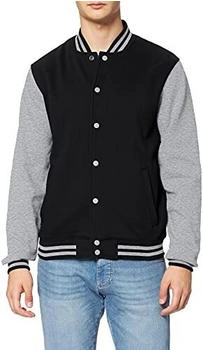 Build Your Brand Sweat College Jacke mehrfarbig black h grey 00658