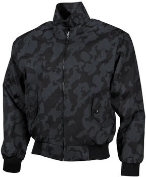 Max Fuchs Jacke English Style Strickbündchen Karofutter blau schwarz