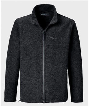 Mufflon Torup Merinojacke schwarz anthrazit