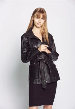 JCC Bikerjacke 'R6382' schwarz