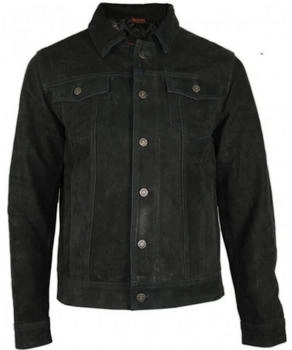 MDM Dance Lederjacke Nubuk Büffel Leder