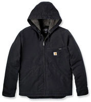 Carhartt .104392.BLK.S006, Carhartt Sherpa Lined, Textiljacke - Schwarz - L