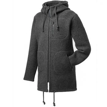 Mufflon Patrick Wollparka grau schwarz