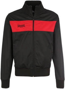 Lonsdale Trainingsjacke 'ALNWICK' schwarz rot 111302