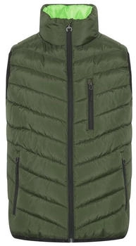 Chiemsee Herren Wattierte Weste In Trendiger Stepp-Optik (22213201) kombu green