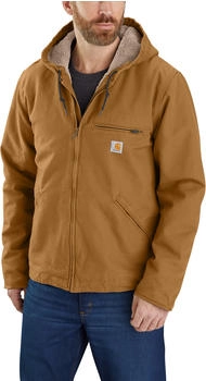 Carhartt Washed Duck Sherpa Jacke braun
