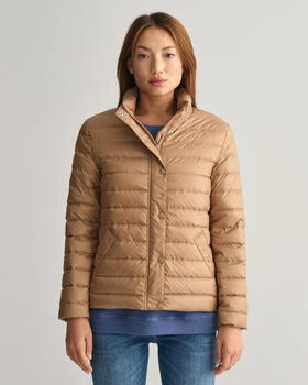 GANT Light Down Jacket Steppjacke warm khaki
